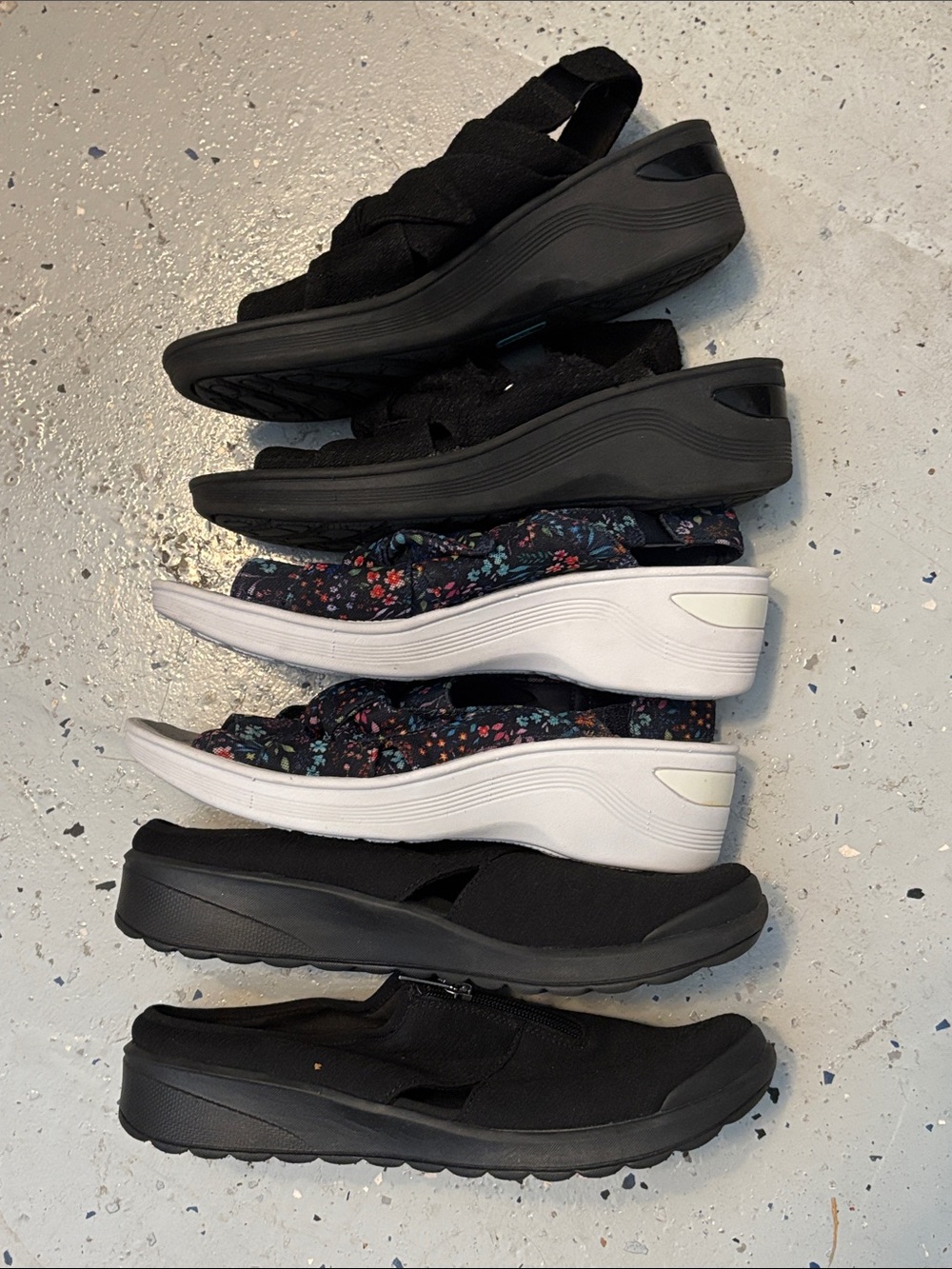 Bzees Women's Black Slip-Ons - Picture 6 of 6